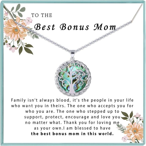 Hypoallergenic Tree of Life Jewelry: Thoughtful Gifts for Moms and Stepmoms - Picture 1 of 6
